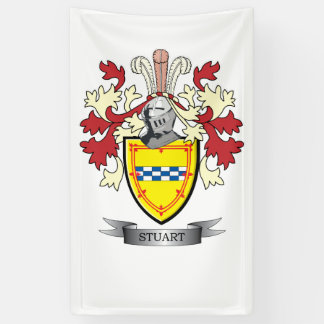 Stuart-Familienwappen-Wappen Banner