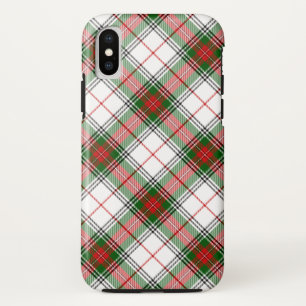 Stuart / Stewart tartan, weiß grün kariert Case-Mate iPhone Hülle