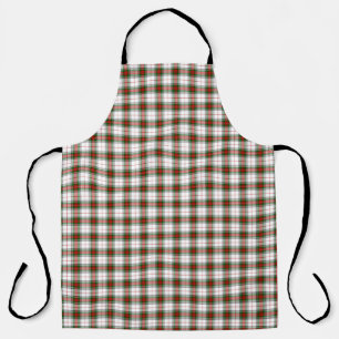 Stuart / Stewart tartan, weiß grün kariert Schürze