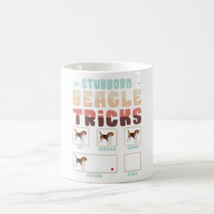 Stubborn Beagle Tricks Kaffeetasse