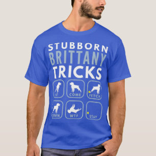 Stubborn Brittany Spanisch Tricks - Hundetraining T-Shirt