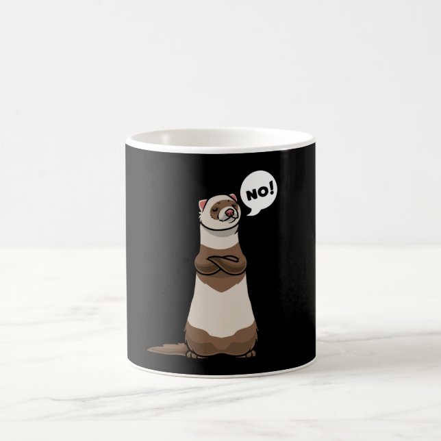 Stubborn Ferret Kaffeetasse (Mittel)