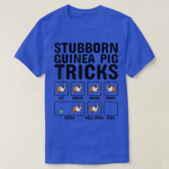 Stubborn Guinea Pig Tricks Pet 5364  T-Shirt (Design vorne)