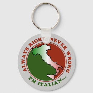 Stubborn Italian Funny Schlüsselanhänger