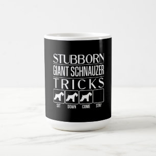 Stubborn, Riesenschnauzer, Funny Giant Schna Kaffeetasse