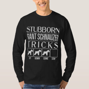 Stubborn, Riesenschnauzer, Funny Giant Schna T-Shirt
