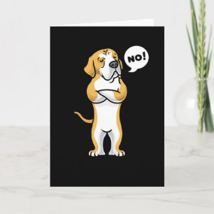 Stubborn Spanish Mastiff Dog Mastin Español Karte