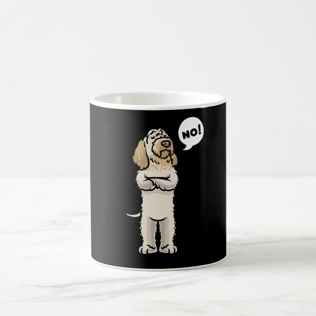 Stubborn Spinone Italiano Dog Kaffeetasse (Mittel)