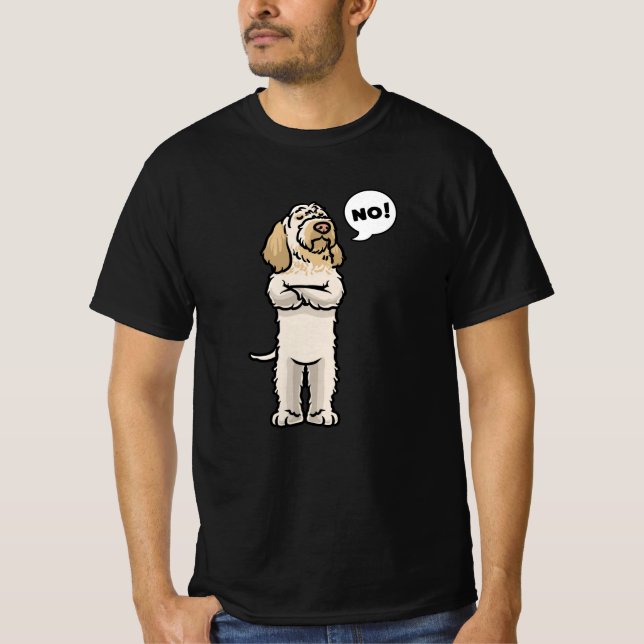 Stubborn Spinone Italiano Dog T-Shirt (Vorderseite)