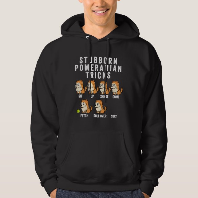 Stubborn Spitz Tricks Hoodie (Vorderseite)