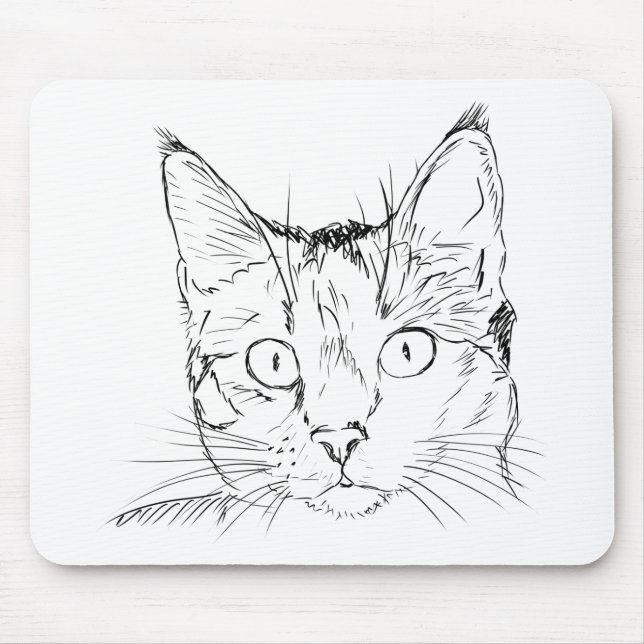 Stubenkatze Mousepad (Vorne)