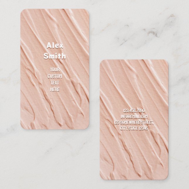 Stucco Visitenkarte (Vorne/Hinten)