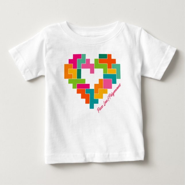 Stück, Liebe und Polyomonien Shirt für Kleinkinder (Vorderseite)