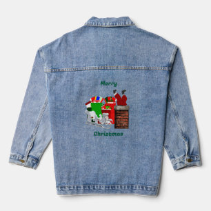Stuck Santa Christmas Jacket Jeansjacke