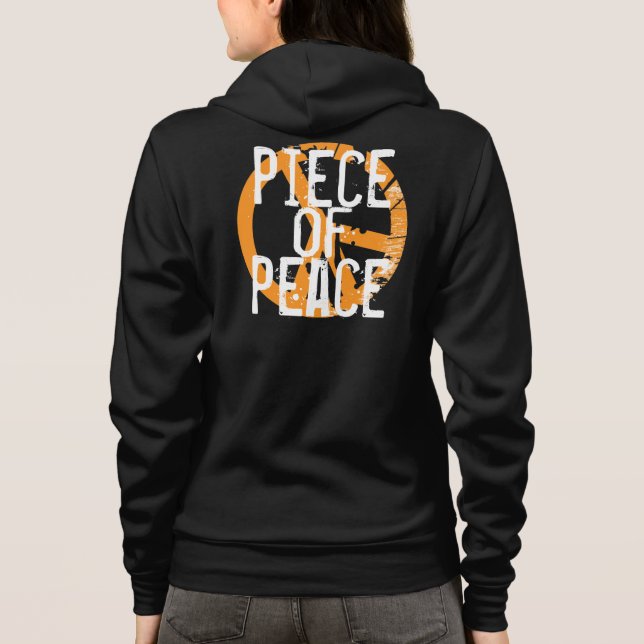 Stück von Friedenshoodie Hoodie (Rückseite)