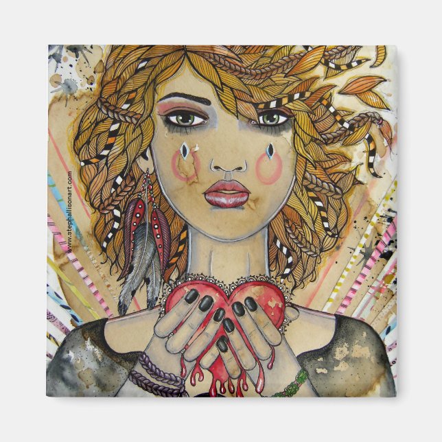 Stückchen Magnet (Vorne)