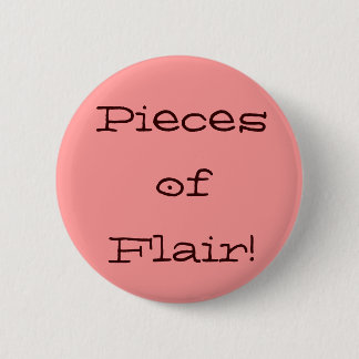 Stücke Flair! Farben/Art: Rosa/Braun/modernes Button