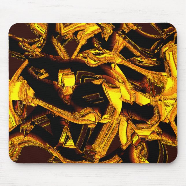 Stücke oder Bagasse aus getrockneter Mandarine Mousepad (Vorne)