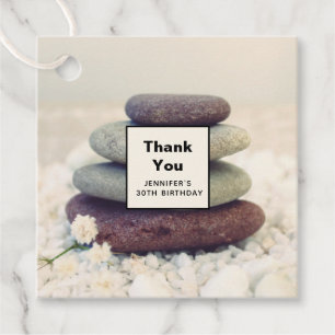 Stucksteine Meditative Cairn Vielen Dank Geschenkanhänger