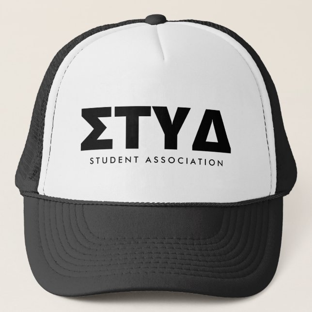 STUD fake Greek Fraternity student association Truckerkappe (Vorderseite)