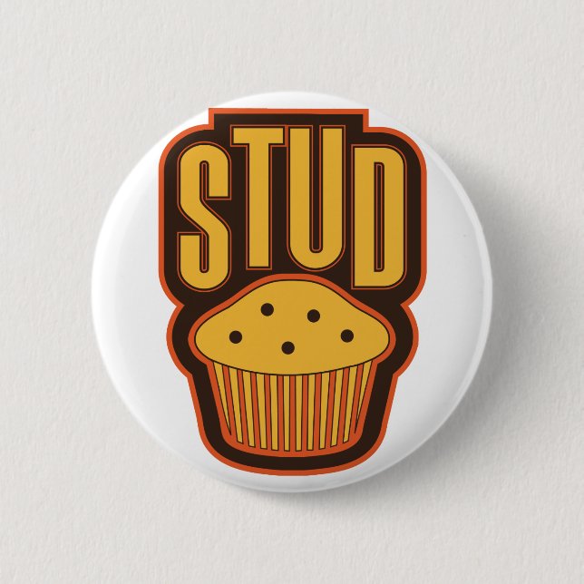 Stud Muffin Button (Vorderseite)