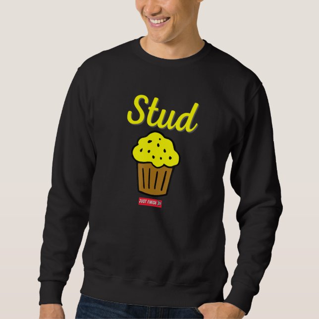 Stud Muffin einfach beenden Workout Übungen Motiva Sweatshirt (Vorderseite)