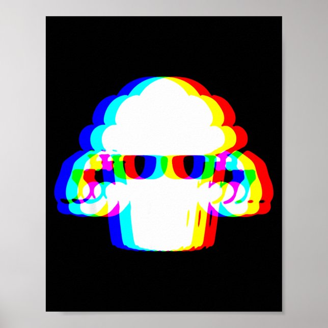 Stud Muffin Funny Muffin Varwave Edm Cyber Glitch  Poster (Vorne)