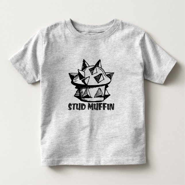 Stud Muffin Kleinkind T-shirt (Vorderseite)