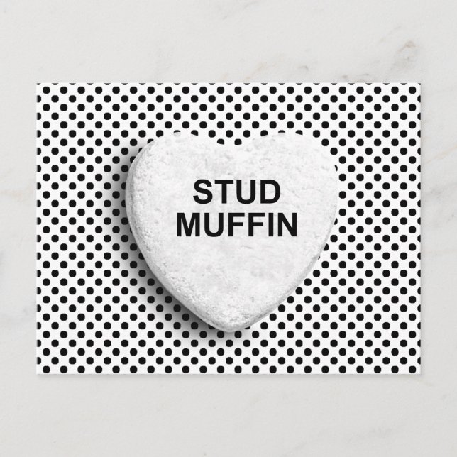 STUD MUFFIN POSTKARTE (Vorderseite)