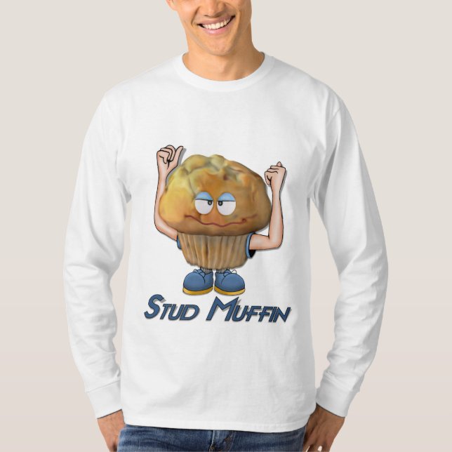 Stud Muffin Spaß T-Shirt (Vorderseite)