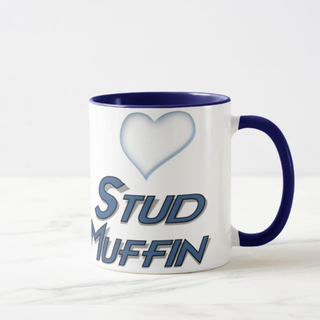 Stud Muffin Spaß Tasse (Rechts)