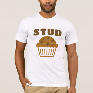 Stud Muffin T-Shirt, Muffin Graphic Funny Shirt De