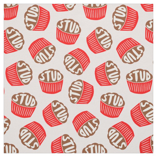Stud Muffin Valentine Fabric Stoff (Muster)