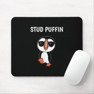Stud Puffin Funny Bird Mousepad