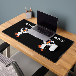 Stud Puffin Funny Bird Schreibtischunterlage