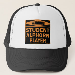 Student Alphorn Spieler Truckerkappe
