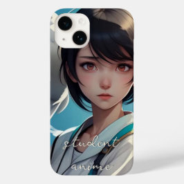 Student Anime Mit Monogramm Case - Mate iPhone Cas