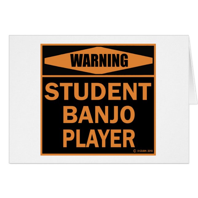 Student Banjo Player (Vorderseite (Horizontal))
