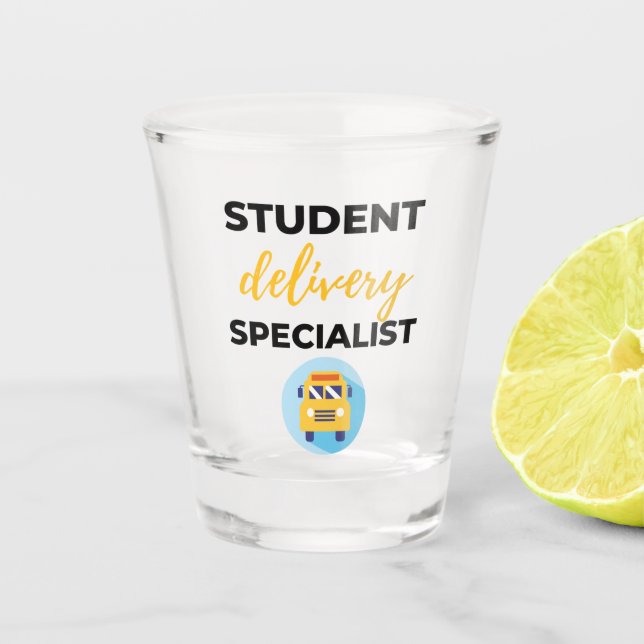 Student Delivery Specialist bl Schnapsglas (Vorderseite)