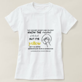 Student der Mathematik in der Grundschule hat gelb T-Shirt