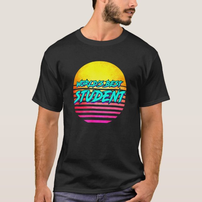 Student Idea Worlds Best Student T-Shirt (Vorderseite)