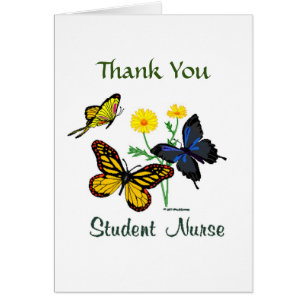 Student Nurse Butterflies Vielen Dank
