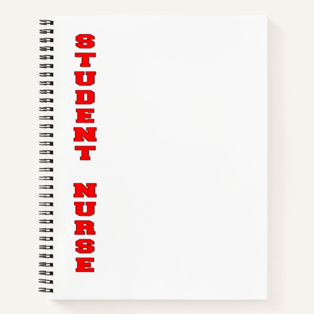 Student Nurse Notizbuch (Vorderseite)