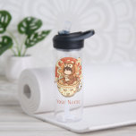 Student Owl Water Bottle Personalized Back School Trinkflasche<br><div class="desc">Practical owl water bottle perfect for school,  campus,  and study sessions. A personalized bottle that keeps students hydrated during busy days.</div>