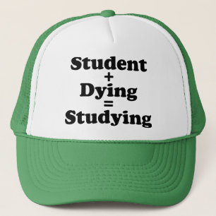 Student plus Sterben gleich studieren Truckerkappe