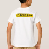 "Student Rider" warnend Sign Funny Reiter