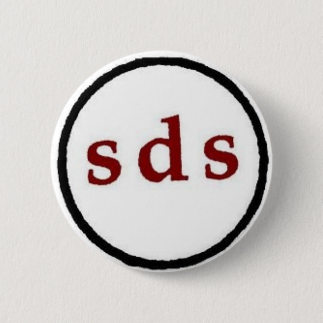 Studenten für einen Knopf der demokratischen Button (Vorderseite)