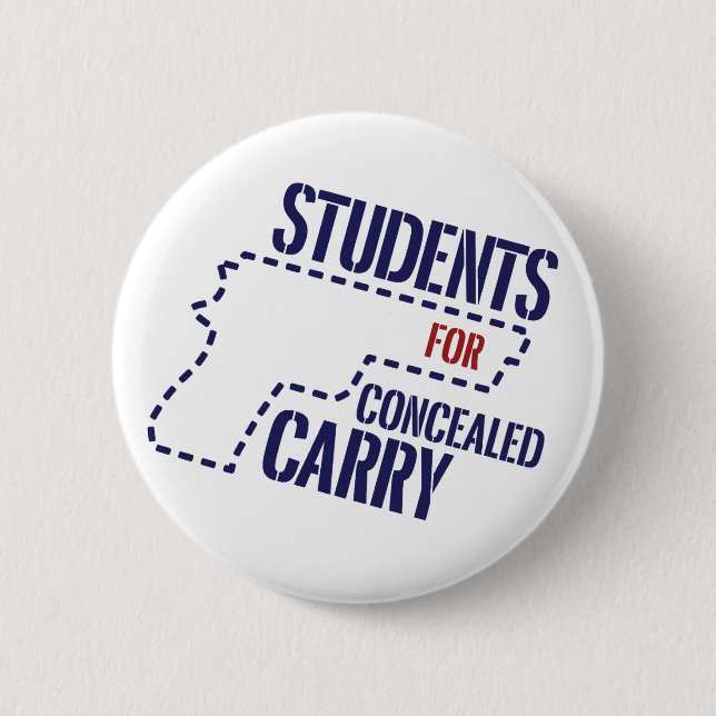 Studenten für verborgen tragen Logo-Knopf Button (Vorderseite)
