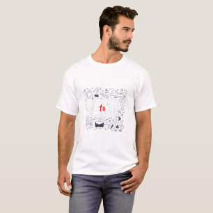 Studenten Inspiration Studie Motivationsposter Dek T-Shirt