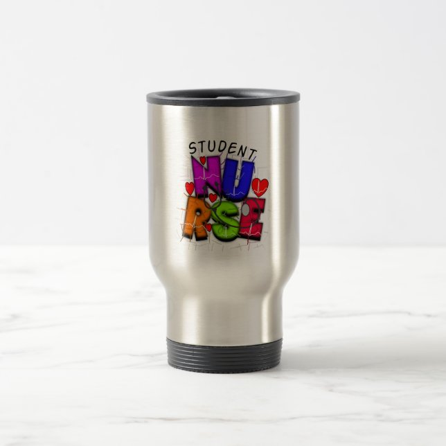 Studenten-Krankenschwester-künstlerische Geschenke Reisebecher (Mittel)
